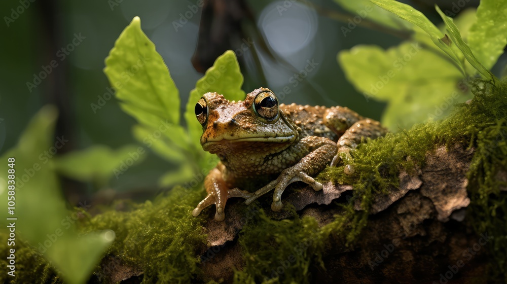 Obraz premium camouflage spring peeper