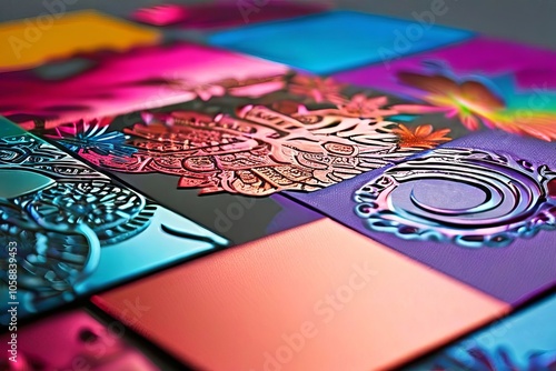 finishing effects embossing debossing foil stamping spot uv coat