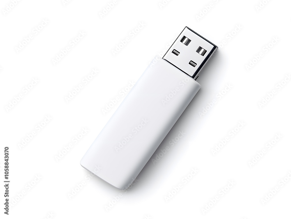 USB flash drive, isolated on white background USB flash drive, isolated on white background