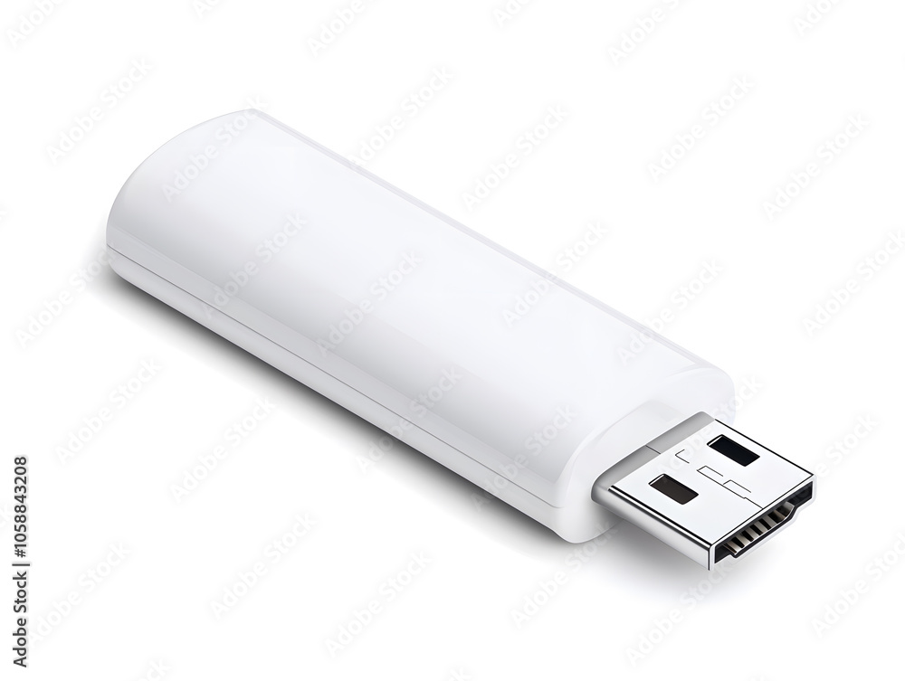 USB flash drive, isolated on white background USB flash drive, isolated on white background