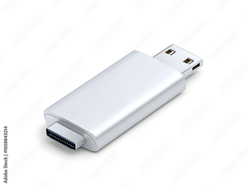 USB flash drive, isolated on white background USB flash drive, isolated on white background