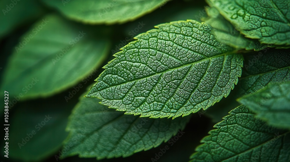 macro shot of lush green leaves, detailing the intricate textures and vivid hues, showcasing the beauty of nature and inviting viewers into the world of botanical intricacies and organic patterns macro shot of lush green leaves, detailing the intricate textures and vivid hues, showcasing the beauty of nature and inviting viewers into the world of botanical intricacies and organic patterns