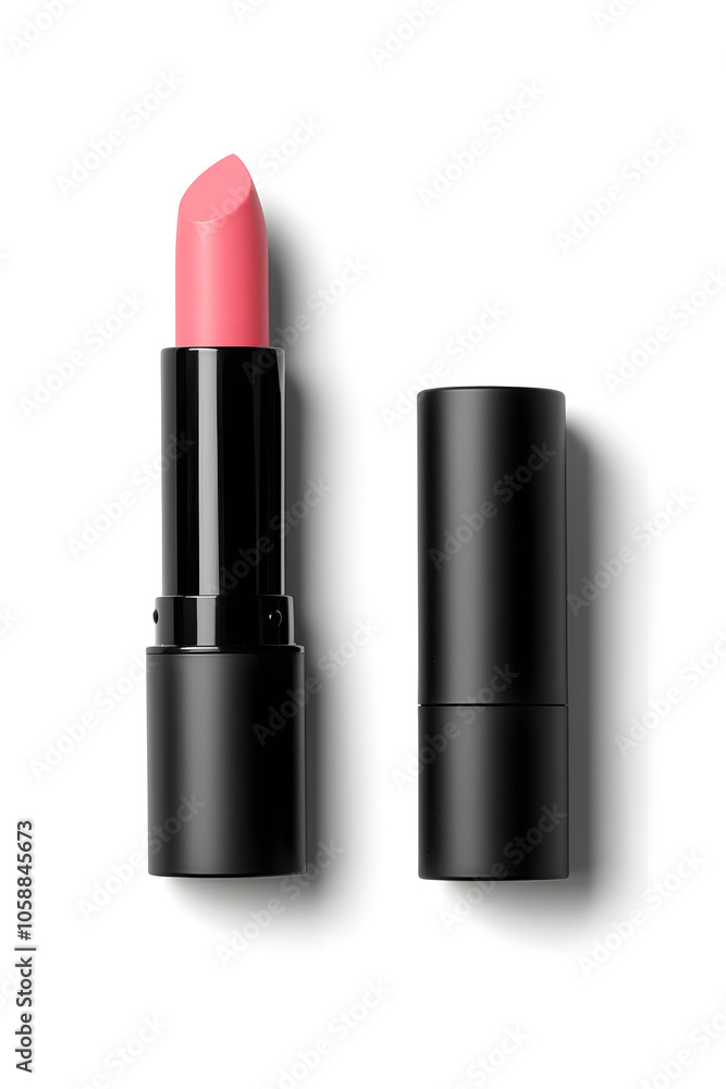 Lipstick tube mock up, isolated on white background Lipstick tube mock up, isolated on white background