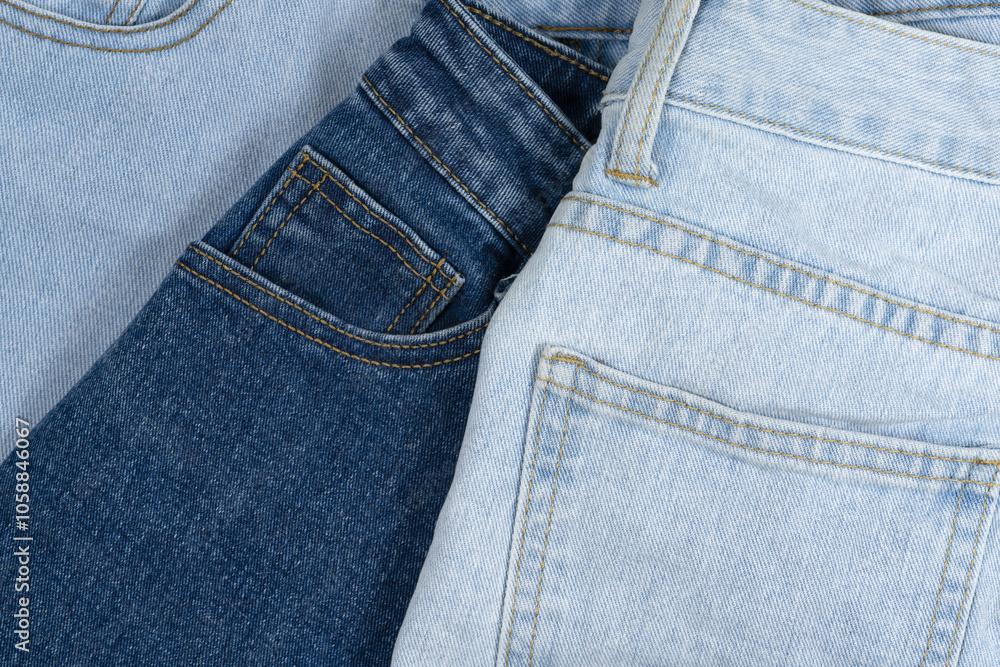 Blue jean pocket texture. jeans fabric texture background. back side. denim jeans background Blue jean pocket texture. jeans fabric texture background. back side. denim jeans background
