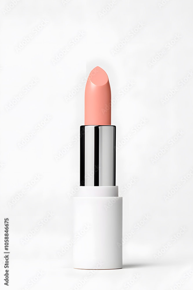 Lipstick tube mock up, isolated on white background Lipstick tube mock up, isolated on white background