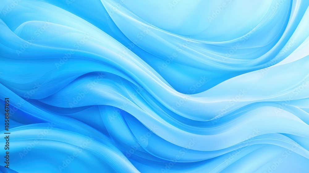 Abstract Blue Waves Background for Technology Use Abstract Blue Waves Background for Technology Use