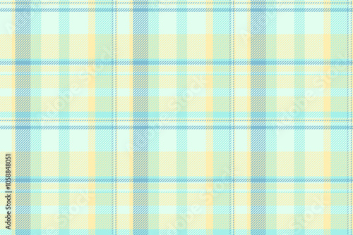 Lumberjack plaid seamless textile, sketching background check pattern. Room texture tartan fabric vector in yellow and light colors.