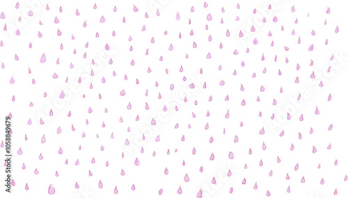 雨（ピンク）