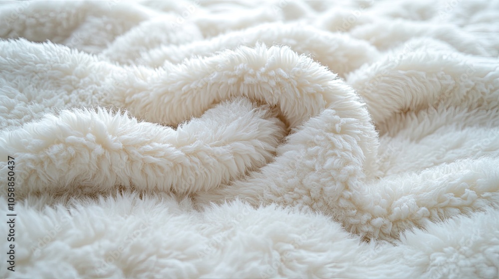 Soft fleece fabric texture is shown in white plush material, ideal for cozy designs Soft fleece fabric texture is shown in white plush material, ideal for cozy designs