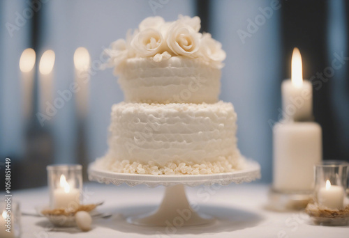 Wedding white cake