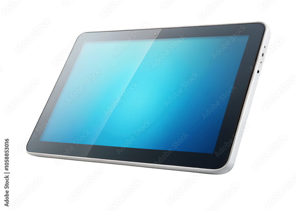 Tablet on a transparent background. Tablet on a transparent background.