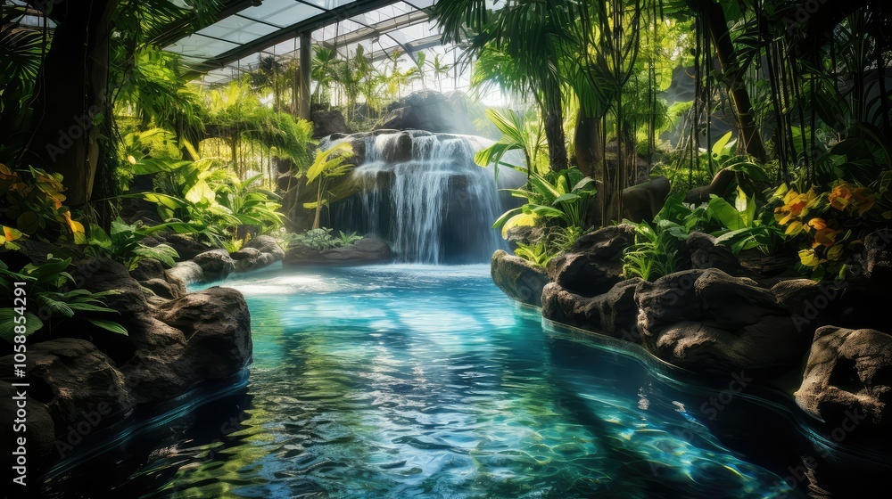 Naklejka premium tranquility wellness water