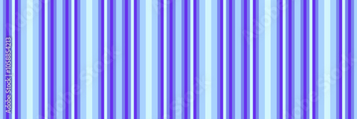 Wealth stripe seamless lines, picnic textile texture vector. Throw fabric background pattern vertical in blue and indigo colors.