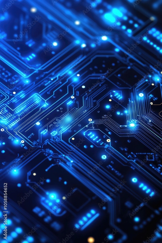 Computer Circuit Board Close-Up Computer Circuit Board Close-Up
