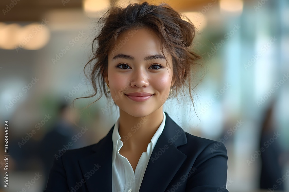Smiling Professional Woman in a Black Blazer Headshot Smiling Professional Woman in a Black Blazer Headshot