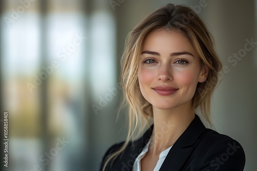 Smiling Woman in Black Blazer, Office Portrait, Executive Success Free Download Smiling Woman in Black Blazer, Office Portrait, Executive Success - GFXLoad