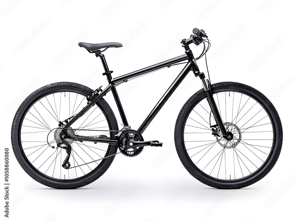 Side view racing bicycle, isolated on white background Side view racing bicycle, isolated on white background