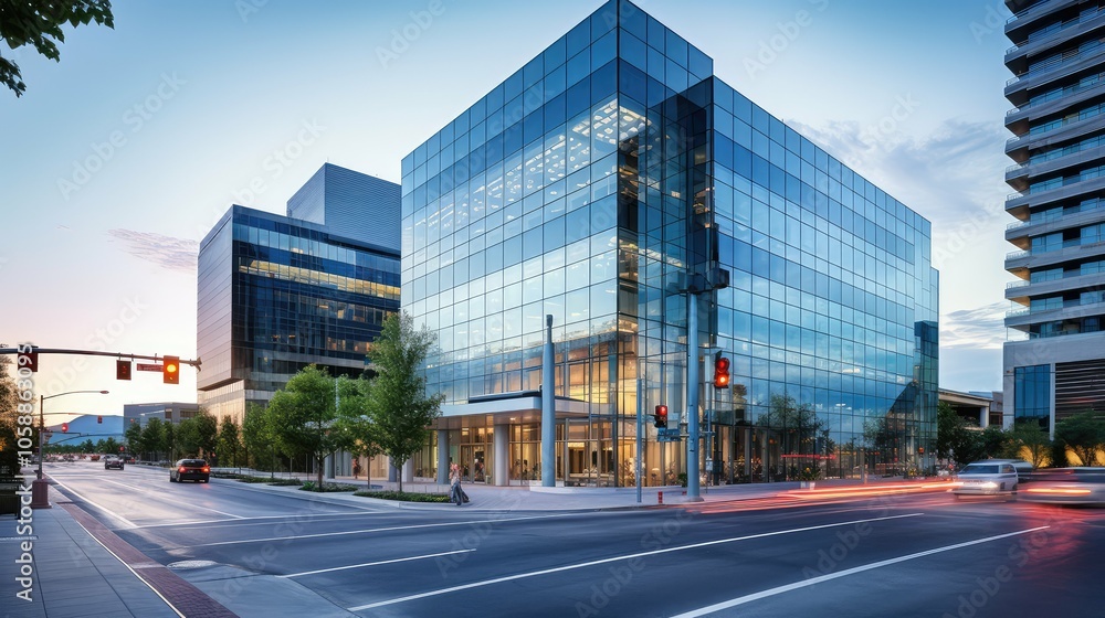 modern office building utah