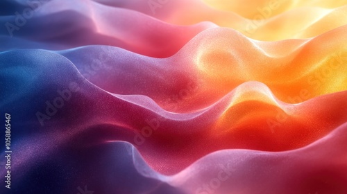 Abstract Wavy Gradient Background