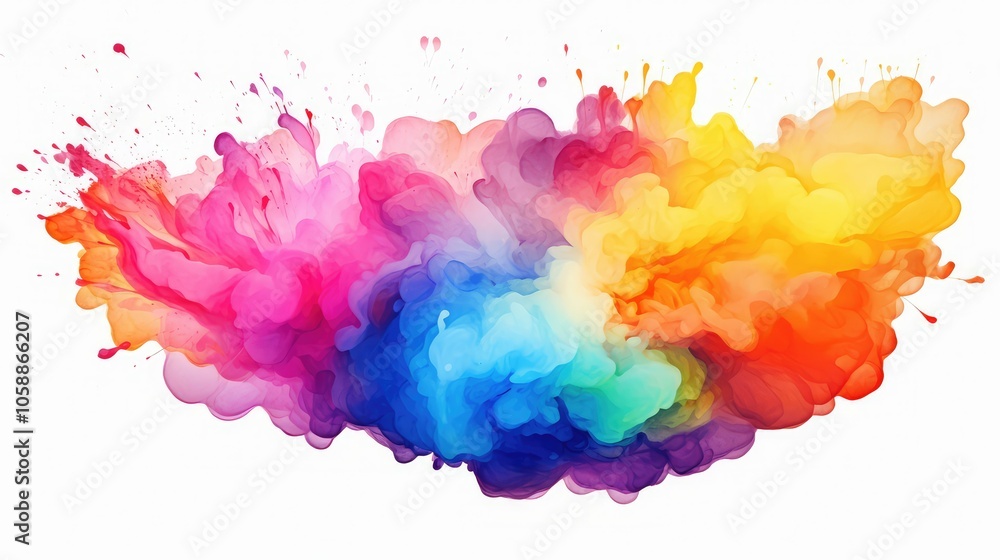 Fototapeta premium playful water color blob