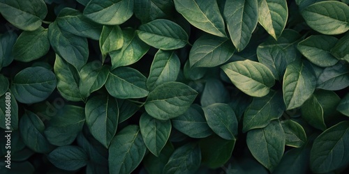 Wallpaper Mural Close up of green leaves Torontodigital.ca
