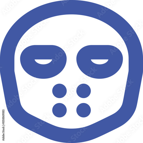 Hockey Mask icon logo design