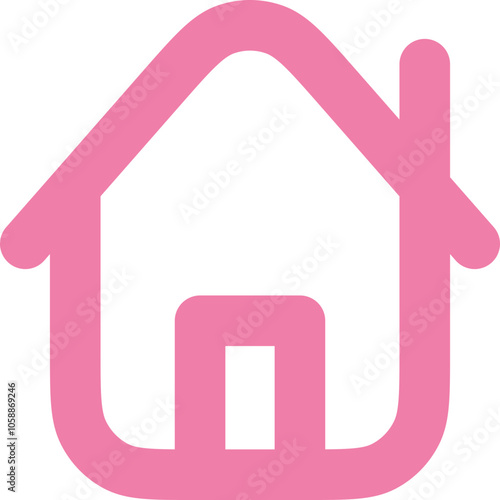 House Chimney Floor icon logo design