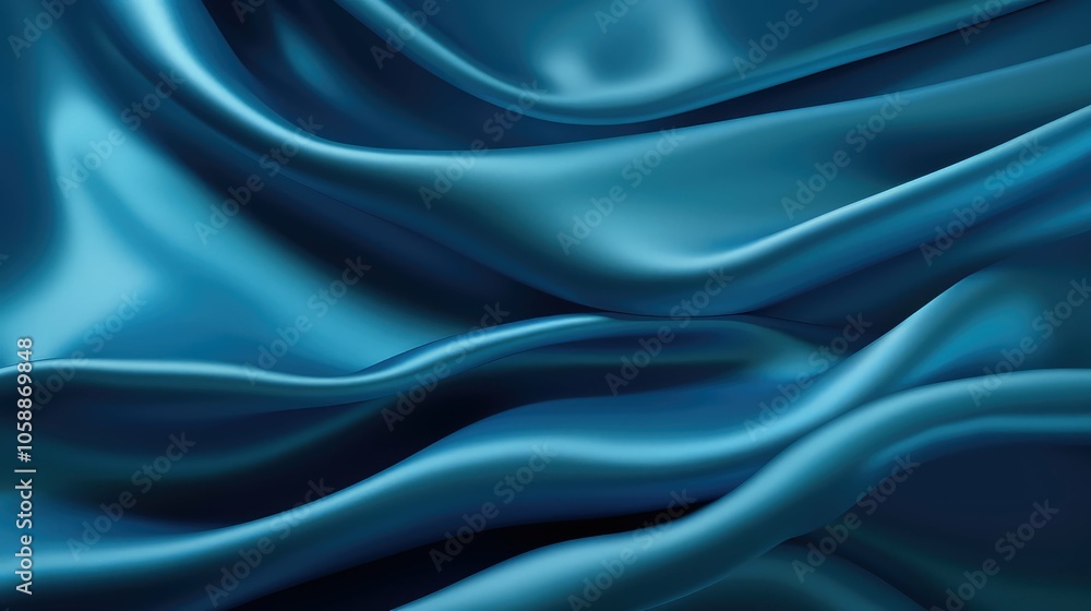 luxurious blue silk luxurious blue silk