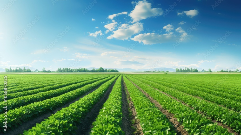 crops green farm background crops green farm background