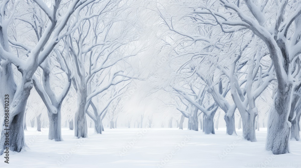 wonderland snow tree background wonderland snow tree background