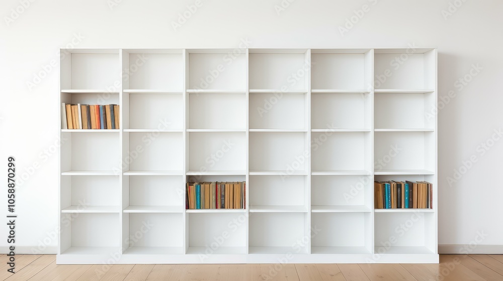 contrast empty book shelf contrast empty book shelf