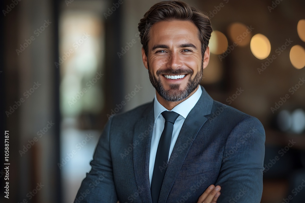 Successful Businessman Portrait - Confident and Friendly Successful Businessman Portrait - Confident and Friendly