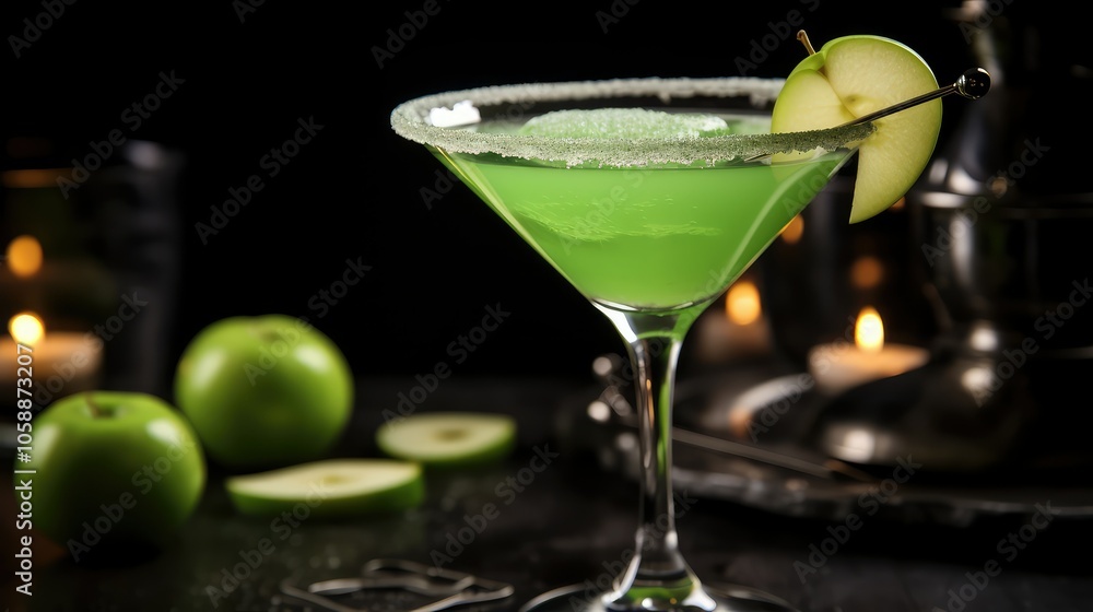 vibrant green apple martini vibrant green apple martini