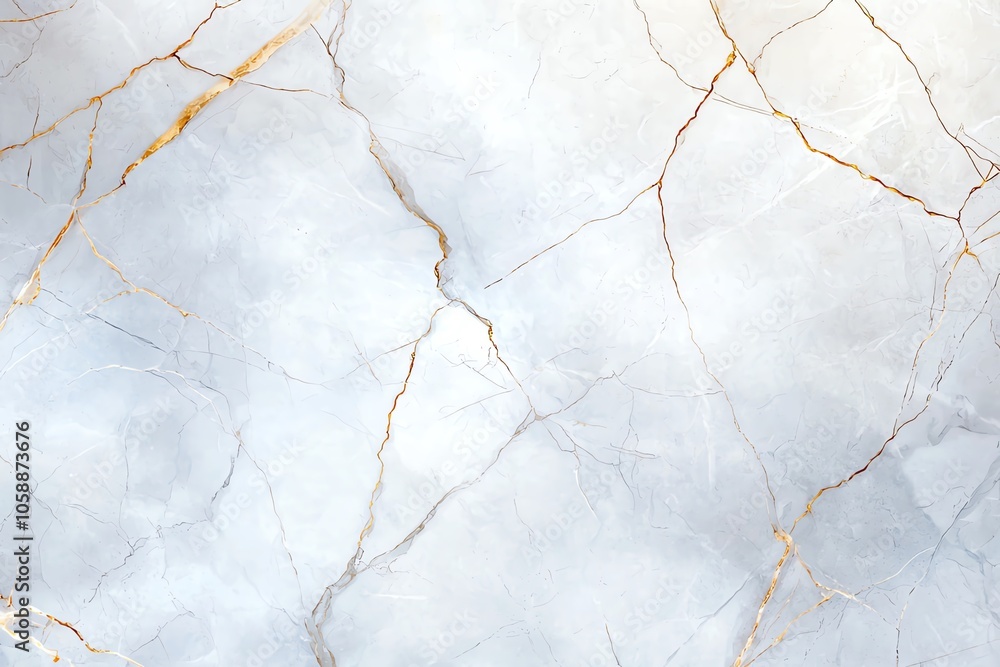 Naklejka premium Elegant marble texture with gold veins, perfect for backgrounds, wallpapers, and design projects that require a luxurious touch.