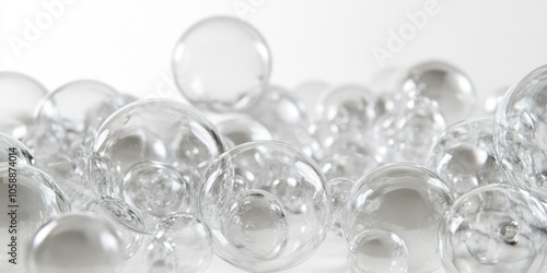 Clear Bubbles Close Up