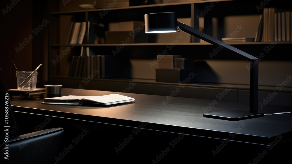 black desk with lamp black desk with lamp