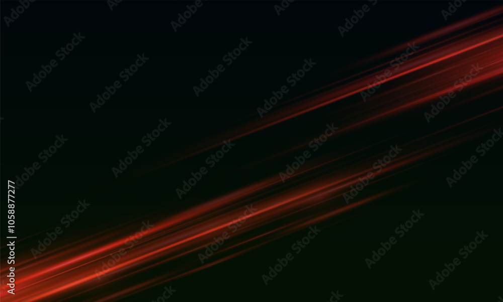 Speed vector illustration, road. Red laser beams isolated on black background. Abstract light effect. Red lens flash. Horizontal rays glowing in the dark. Speed vector illustration, road. Red laser beams isolated on black background. Abstract light effect. Red lens flash. Horizontal rays glowing in the dark.