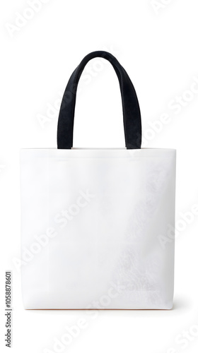 Wallpaper Mural Blank Eco Friendly White tote bag mock up, isolated on white background.	 Torontodigital.ca