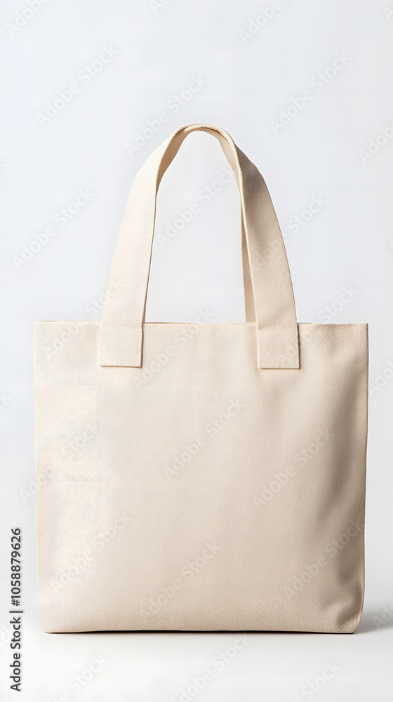 Blank Eco Friendly White tote bag mock up, isolated on white background. Blank Eco Friendly White tote bag mock up, isolated on white background.