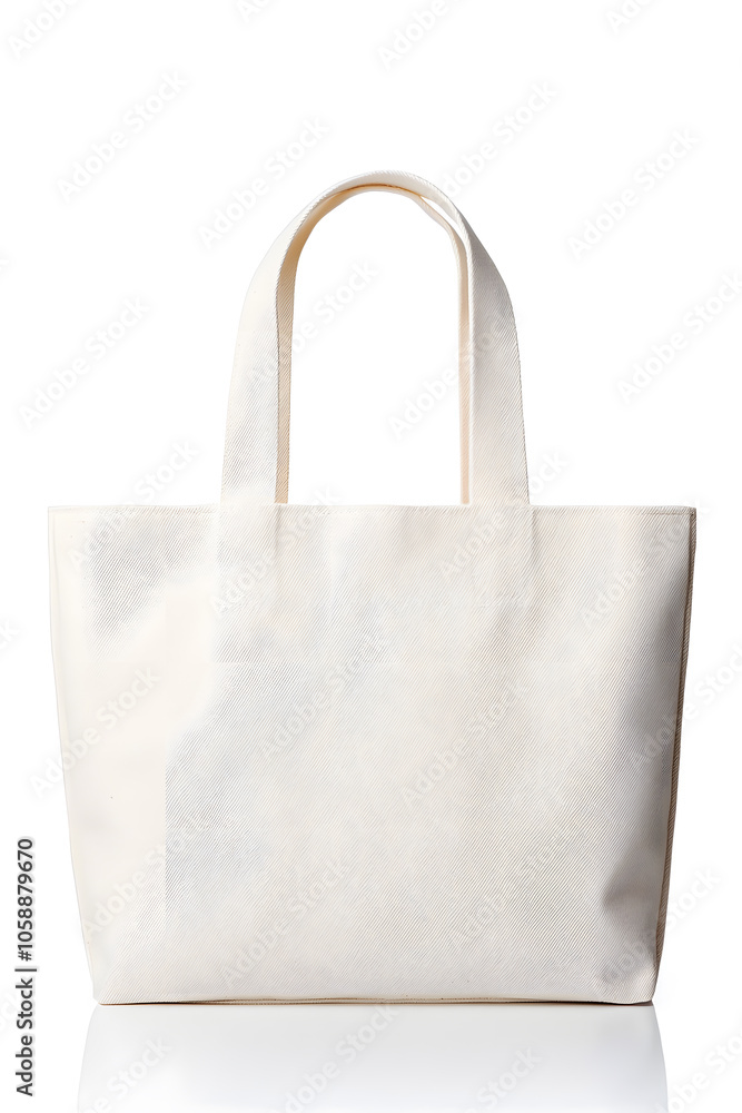 Blank Eco Friendly White tote bag mock up, isolated on white background. Blank Eco Friendly White tote bag mock up, isolated on white background.