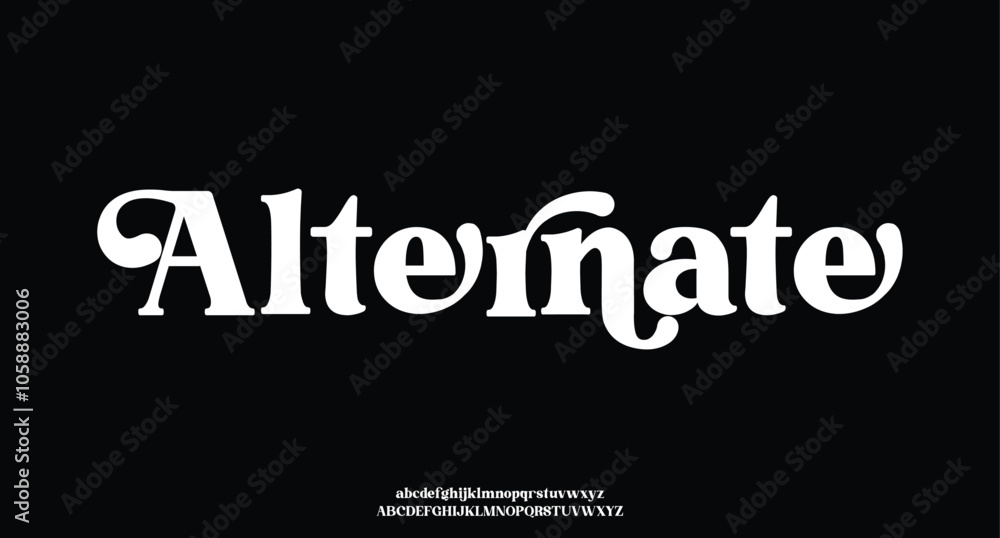 Elegant Font Uppercase Lowercase and Number. Classic Lettering Minimal Fashion Designs. Typography modern serif fonts regular decorative vintage concept. vector illustration
Elegant Font Uppercase Lowercase and Number. Classic Lettering Minimal Fashion Designs. Typography modern serif fonts regular decorative vintage concept. vector illustration