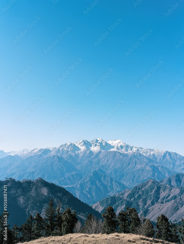 Obraz premium Mountain Range Landscape