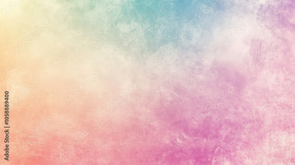 Fototapeta premium Colorful Grain Texture Background. Modern Noise Effect and Blurred Background. Watercolor Paint Abstract Gradient Color, Retro Film Grainy Blur Design for Template, Poster, Cover, Banner