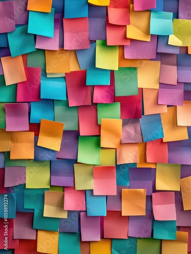 Stacked Post-it Notes