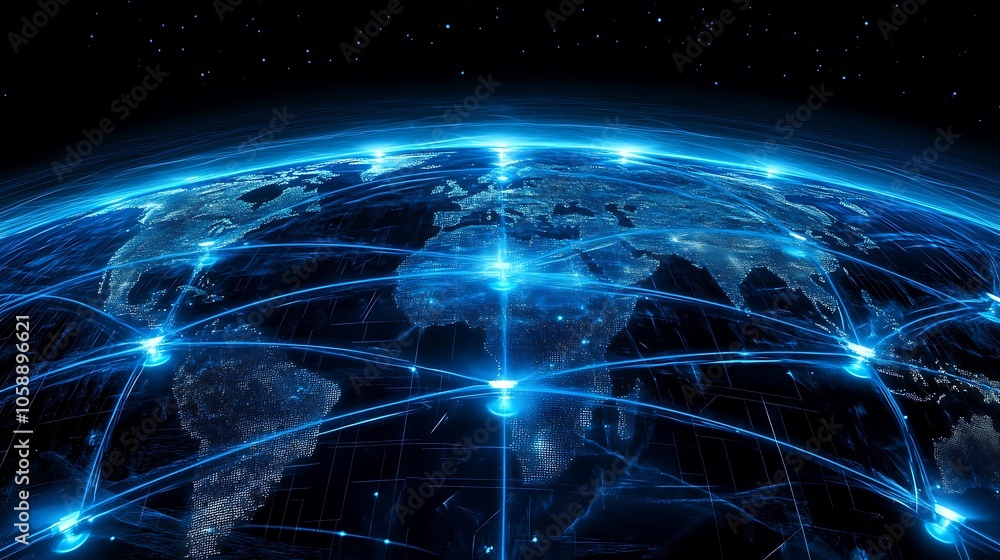 Connecting the world a glimpse into global digital networks