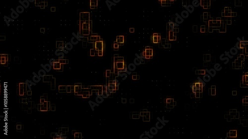 Animated background with digital elements
