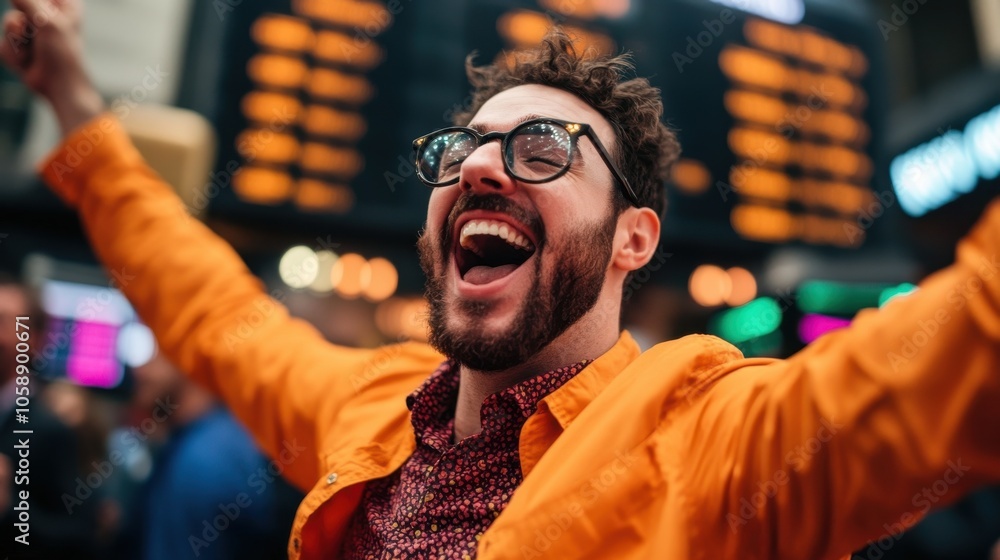Excited Traders Celebrate Bitcoin Launch Event Excited Traders Celebrate Bitcoin Launch Event