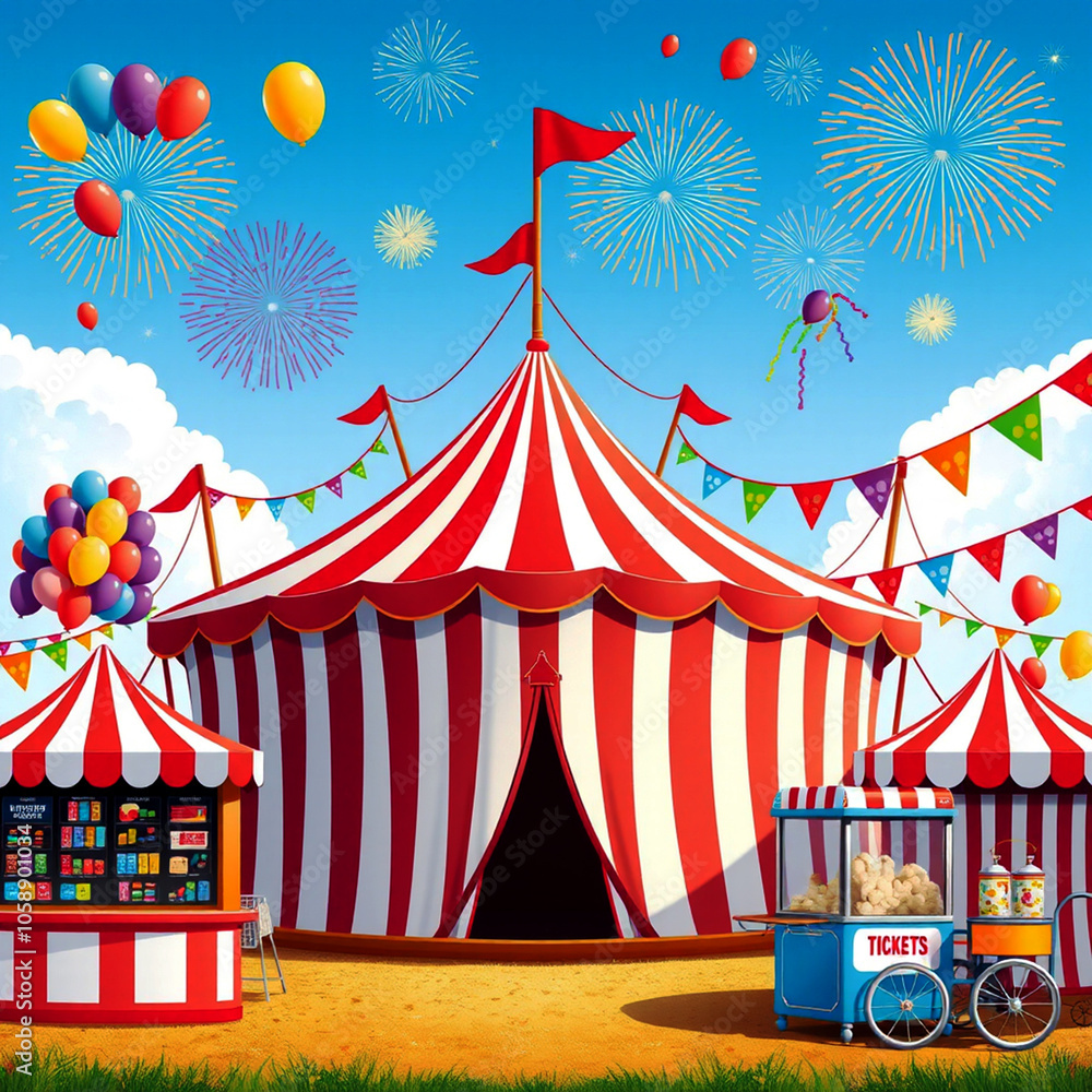 Carnival Festival Design, AI Generated Carnival Festival Design, AI Generated