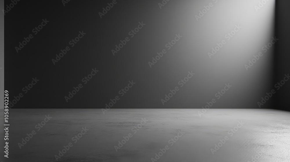 Minimalist Studio Space with Soft Light and Shadow Minimalist Studio Space with Soft Light and Shadow