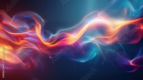 Enchanting Waves of Light: Exploring the Mystical Flow of Energy Through Nature's Colorful Essence